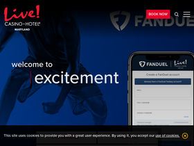 'livecasinohotel.com' screenshot