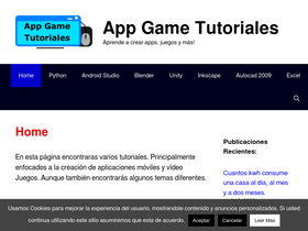 'appgametutoriales.com' screenshot