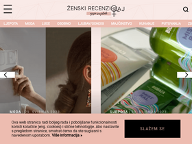 'zenskirecenziraj.com' screenshot