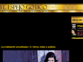 'elespejogotico.blogspot.com' screenshot