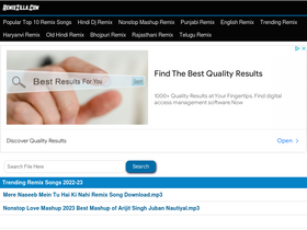 'remixzilla.com' screenshot