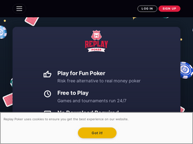 'replaypoker.com' screenshot