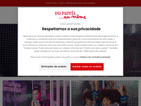 Du Pareil Au Même homepage screenshot