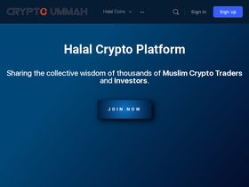 'cryptoummah.com' screenshot