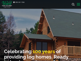 wardcedarloghomes.com