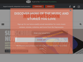 'nodepression.com' screenshot