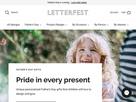 Letterfest website screenshot