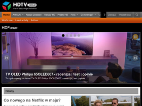 'hdtv.com.pl' screenshot