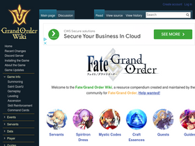 'grandorder.wiki' screenshot