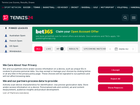 'tennis24.com' screenshot