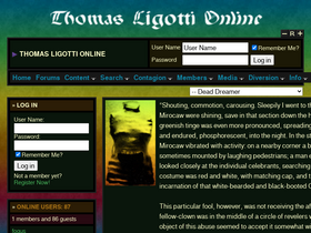 'ligotti.net' screenshot