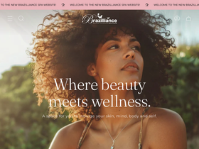 brazilliancespa.co.za homepage screenshot