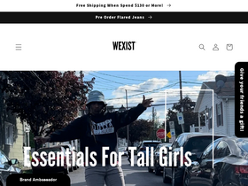 wexist.com homepage screenshot