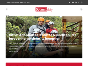 'optimistdaily.com' screenshot