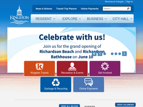 'cityofkingston.ca' screenshot