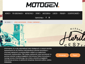 'motogen.pl' screenshot