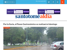 'santotomealdia.com.ar' screenshot