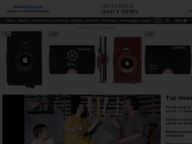 'hillsdale.net' screenshot
