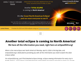 'eclipse2024.org' screenshot
