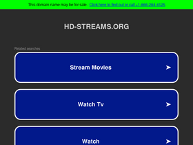 'hd-streams.org' screenshot