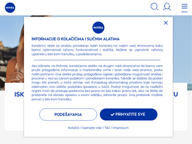 'nivea.rs' screenshot