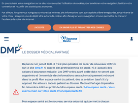 'dmp.fr' screenshot