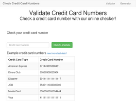 'validcreditcardnumber.com' screenshot