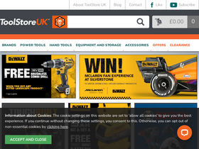 'toolstoreuk.co.uk' screenshot