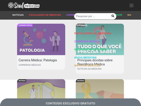 'soulmedicina.com.br' screenshot