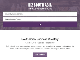 'bizsouthasia.com' screenshot