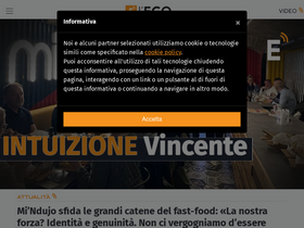 'ecodellojonio.it' screenshot