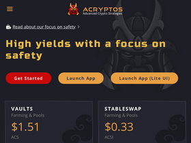 'acryptos.com' screenshot