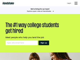 'joinhandshake.com' screenshot