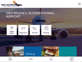 'flydsm.com' screenshot