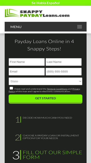 snappypaydayloans.com