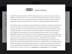 'audi.com' screenshot