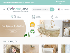 'clair-de-lune.co.uk' screenshot