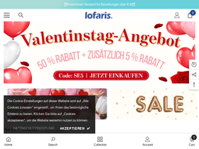 lofarisbackdrop.de homepage screenshot
