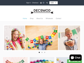 shopdecomod.com homepage screenshot