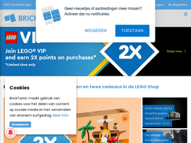 'bricktastic.nl' screenshot