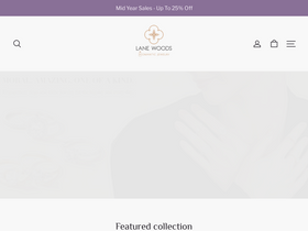 'lanewoodsjewelry.com' screenshot