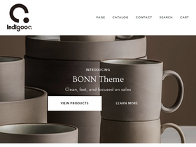 Indigo website screenshot