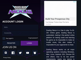 'duelingnexus.com' screenshot