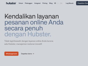 'hubster.co.id' screenshot
