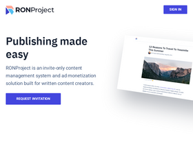 'ronproject.com' screenshot