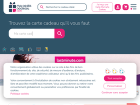 'ma-carte-cadeau.com' screenshot