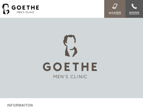 'goethe.clinic' screenshot