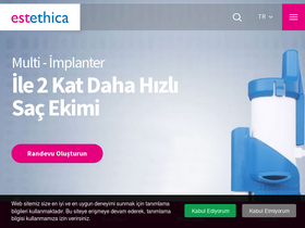'estethica.com.tr' screenshot