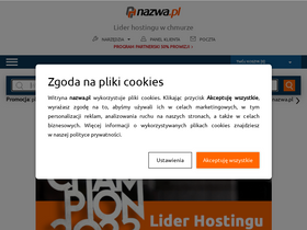 'nazwa.pl' screenshot