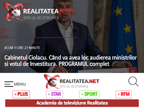 'realitatea.net' screenshot